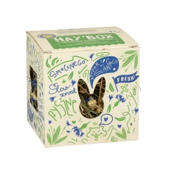 TIVO Hay'Box zioła w jadalnym kartoniku Babka Lancetowata i Bławatek